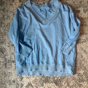 Aerie Blue V-Neck Sweater
